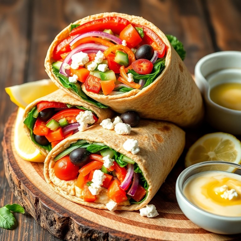 Mediterranean Veggie Wrap