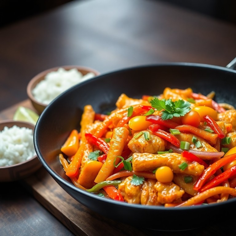 Spicy Kasadia Chicken Stir-Fry