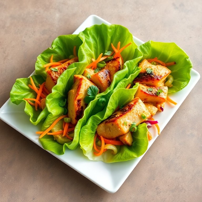 Grilled Chicken Lettuce Wraps