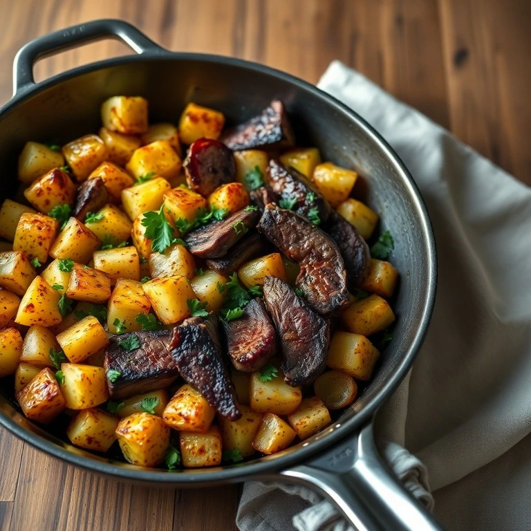 Potato and Ribeye Hash Skillet - Mr. Cook