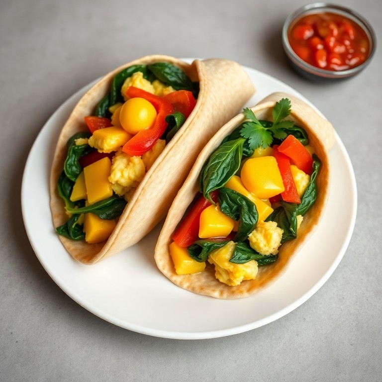 Scrambled Egg Breakfast Wraps