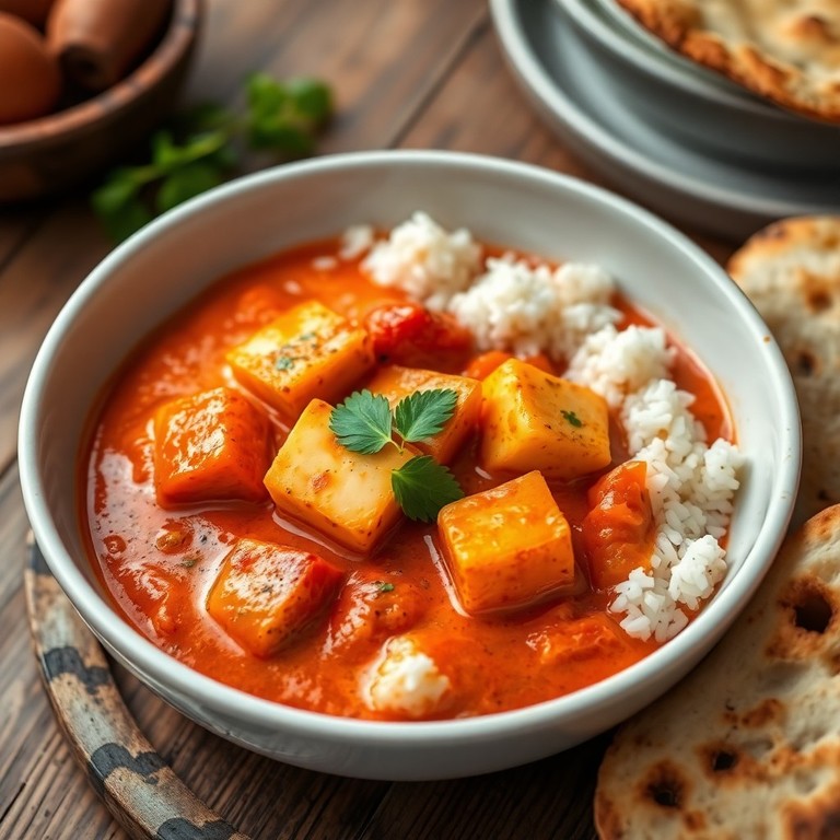 Krossad Tomat- och Kokoscurry med Chorizo