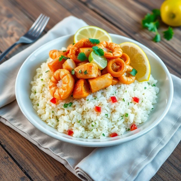 Sierra Leonean Coconut Rice with Seafood - Mr. Cook