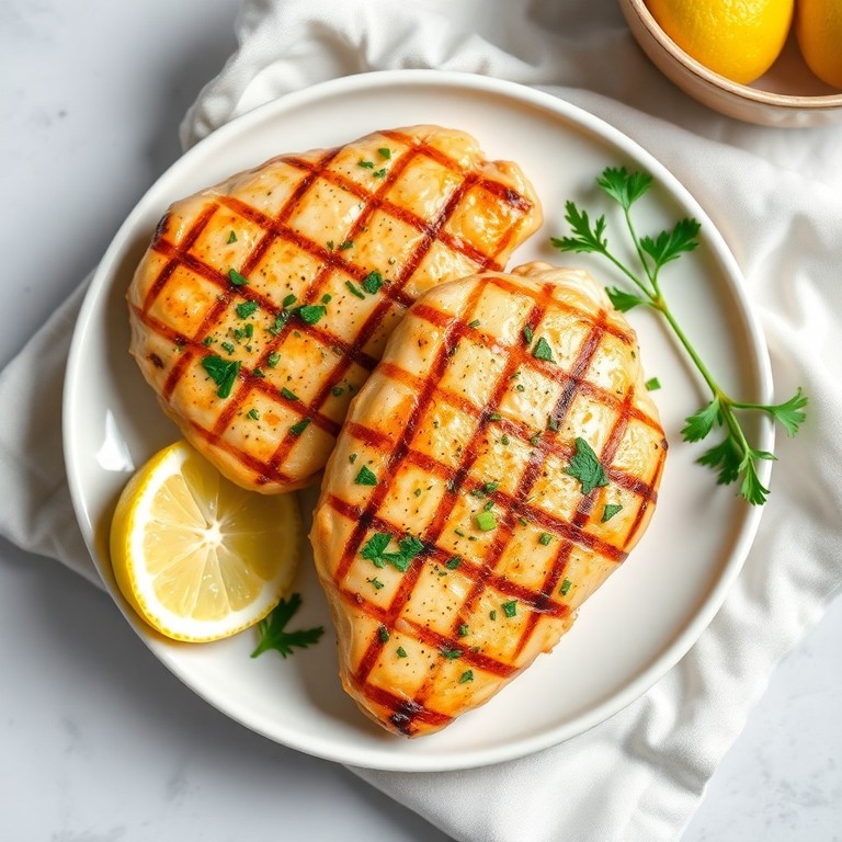 Gentle Grilled Chicken with Herb Marinade