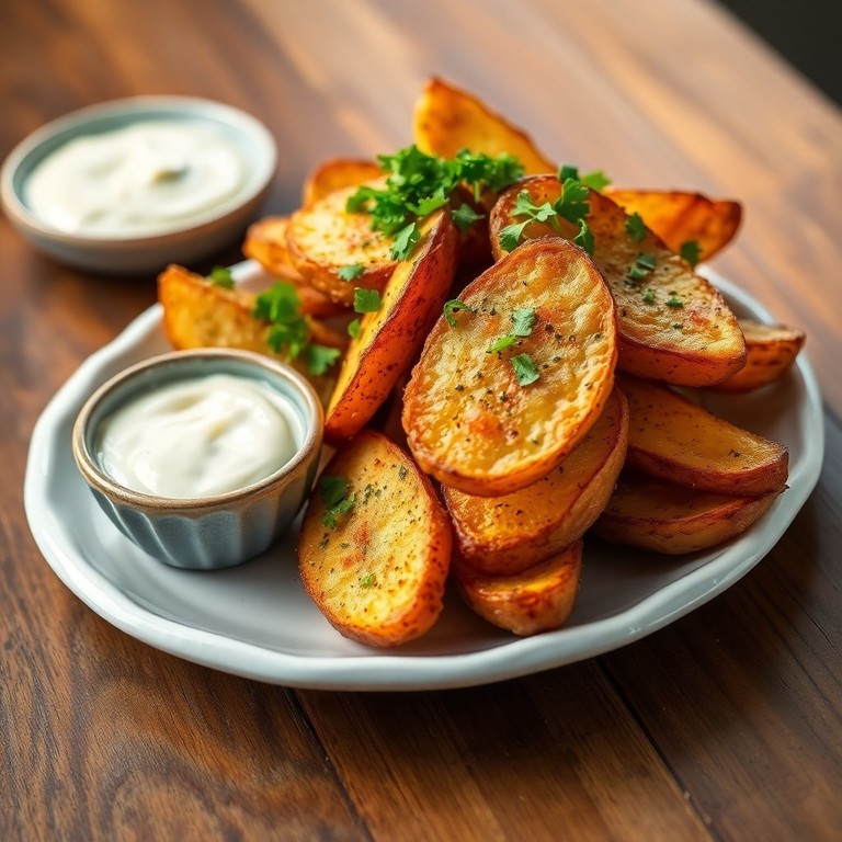 Crispy Oven-Roasted Potato Wedges