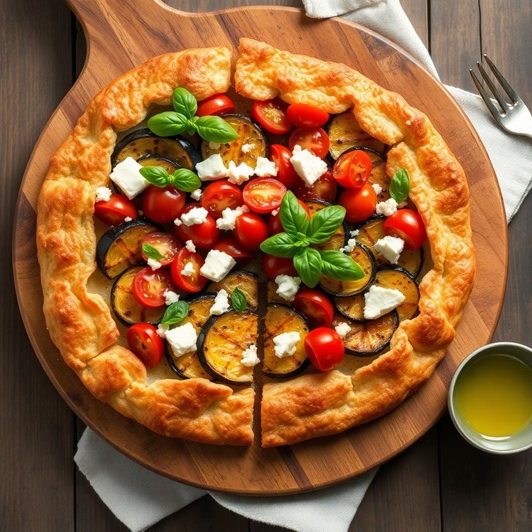 Tarte Méditerranéenne aux Légumes Grillés