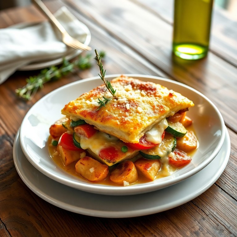 Moussaka Royale aux Tomates et Courgettes