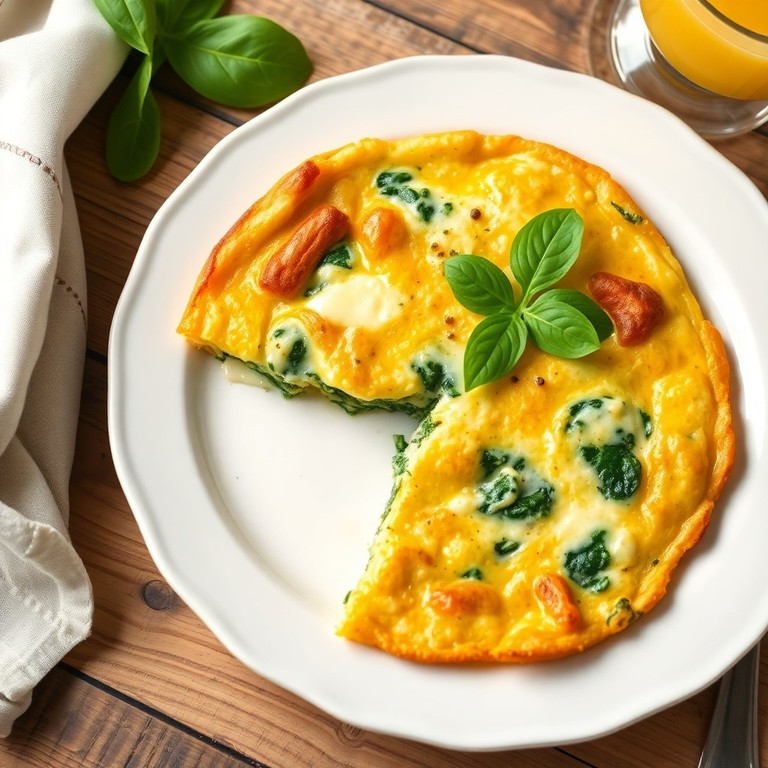 Frittata di Spinaci e Philadelphia