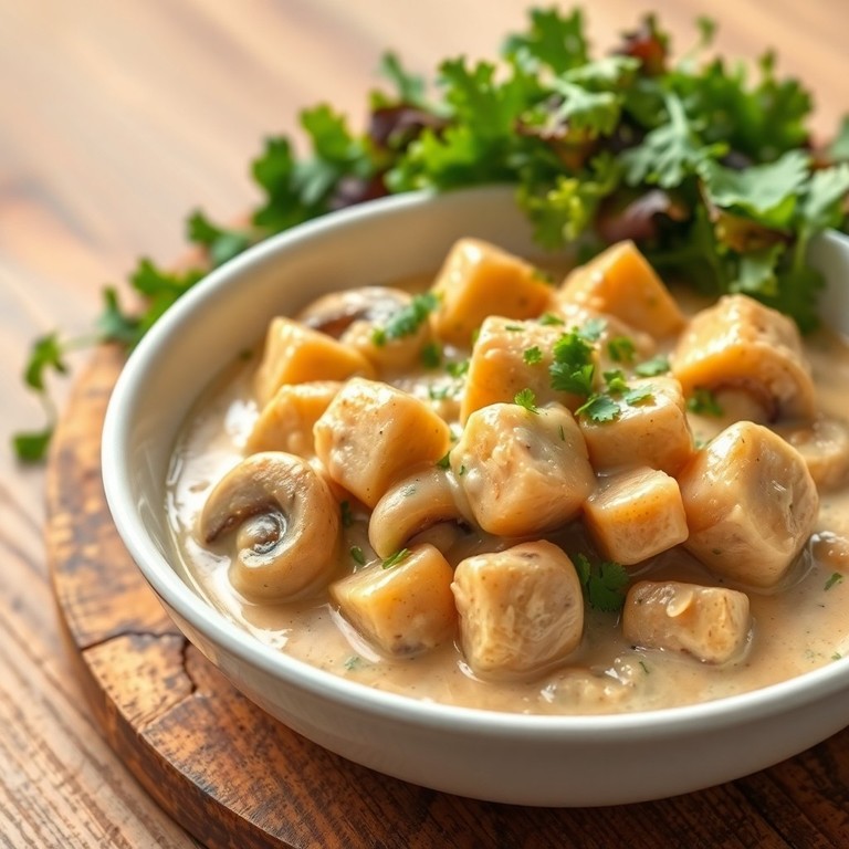 Strogonoff de Frango Low Carb