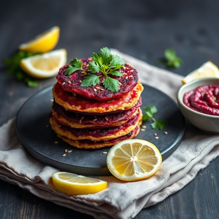 Galettes de Betteraves au Sésame et Épices