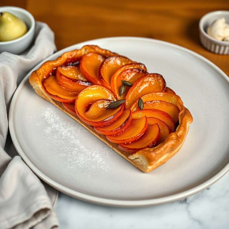 Tarte Tatin au Panais et Tonka, Cacao Végane