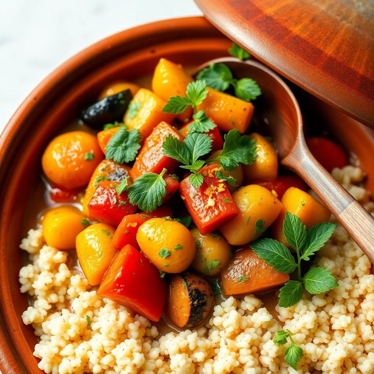 Tajine de légumes à la menthe