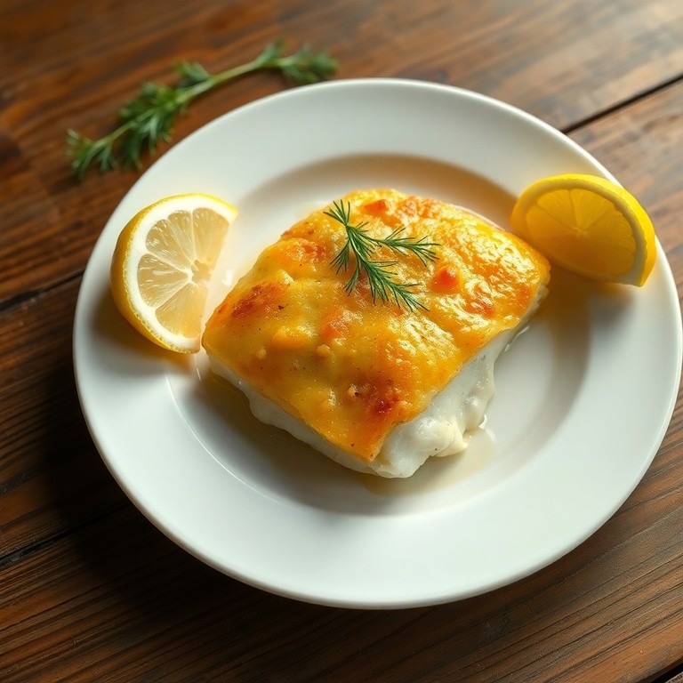 Запечённый пангасиус с сырной корочкой