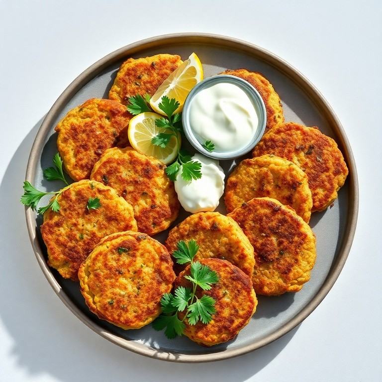 Knusprige Sonnenblumen-Hack-Kichererbsen-Patties