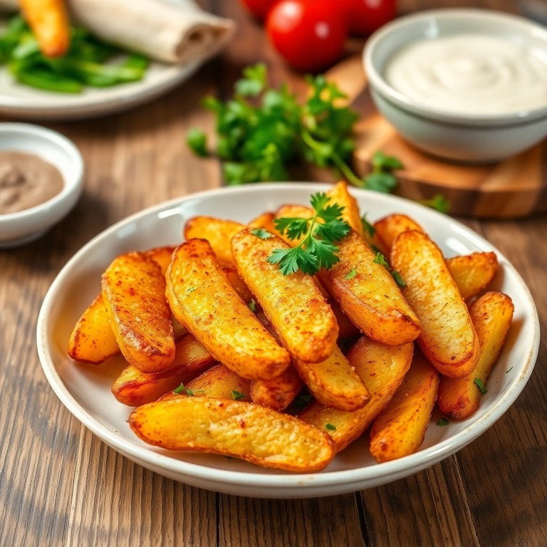 Crispy Air Fryer Potato Wedges
