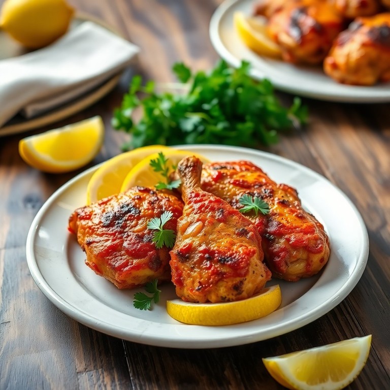 Poulet Épicé aux Saveurs Tunisiennes en Air Fryer