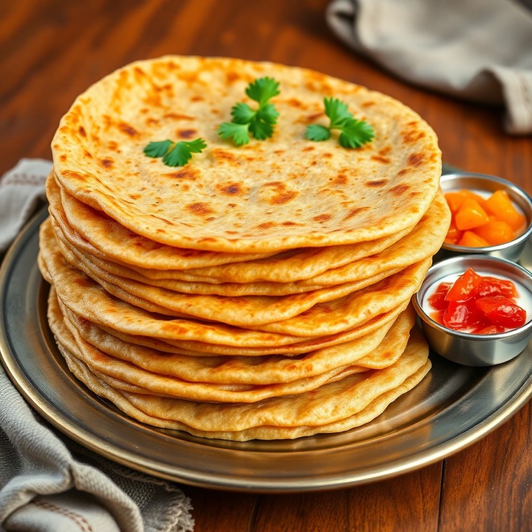 Wheat Flour Breakfast Parathas