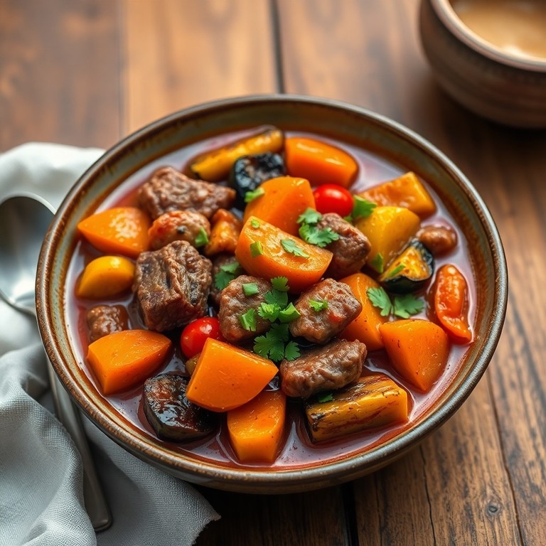 Ensopado de Cardápio com Legumes Assados