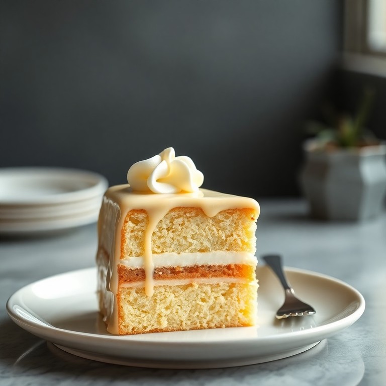 Classic Vanilla Layer Cake with Silky Vanilla Ganache