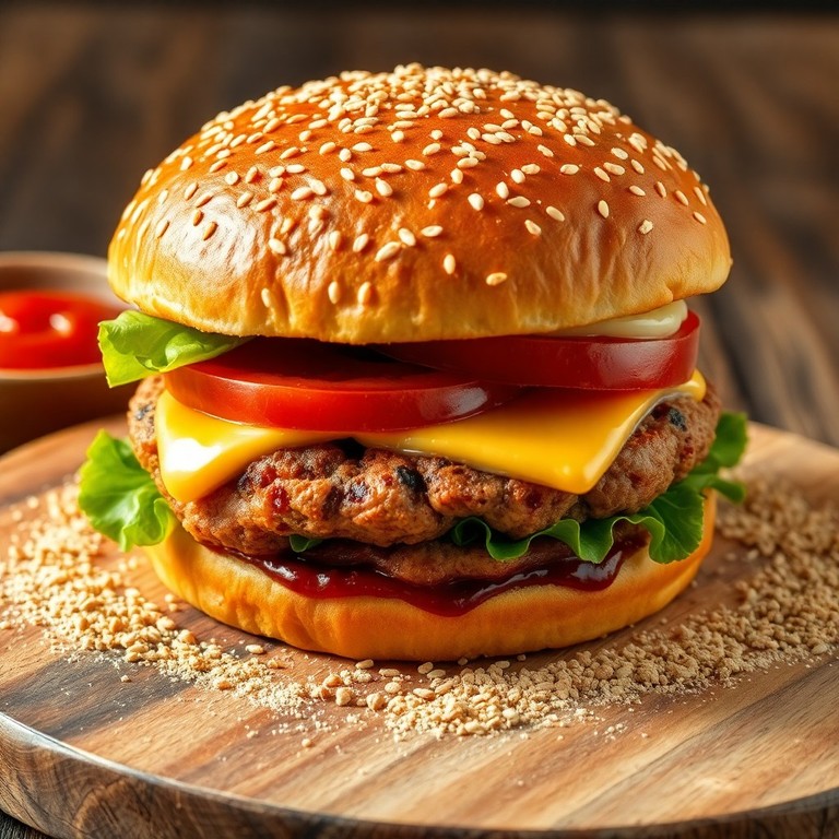 Leblebi Tozlu Çıtır Burger