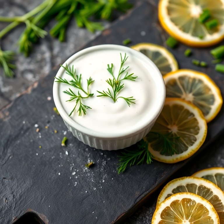 Crème aux fines herbes et à l’aneth