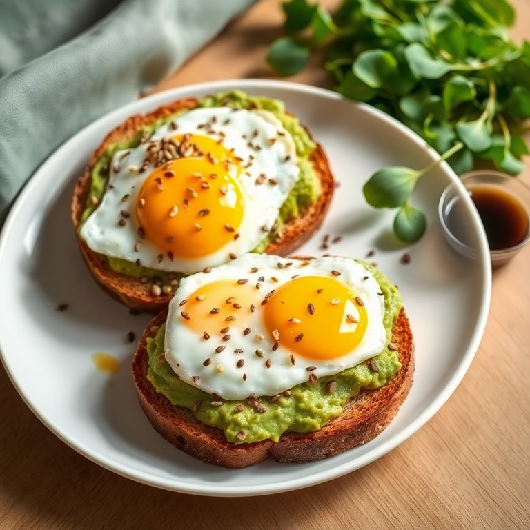 Toast avocat et œuf au plat façon brunch