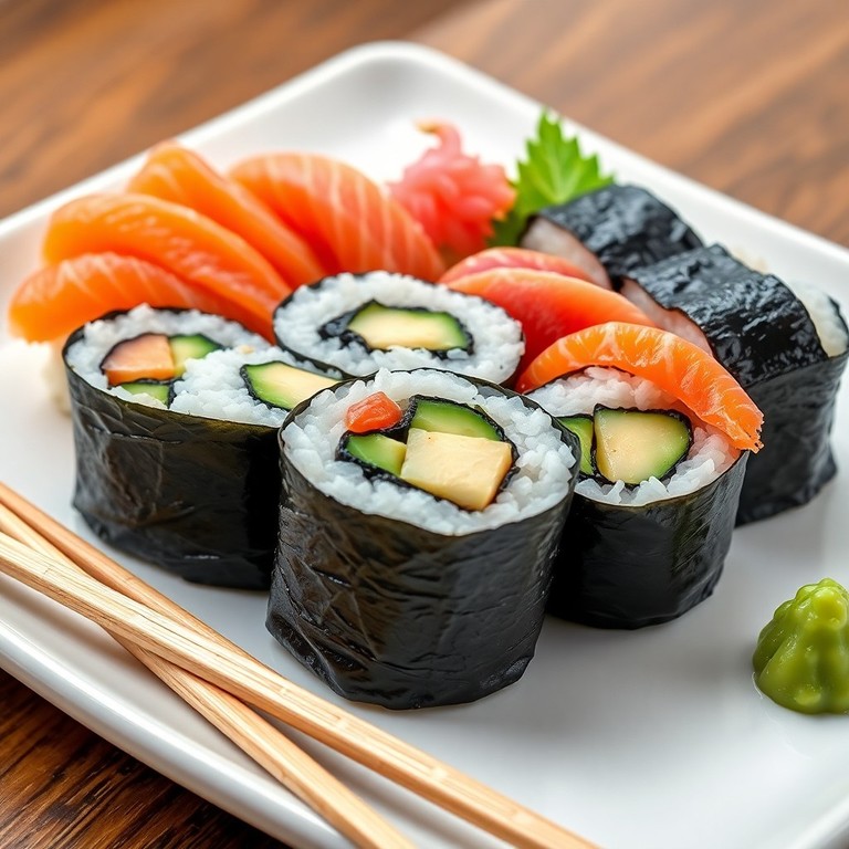 Sushi Clássico com Arroz Japonês