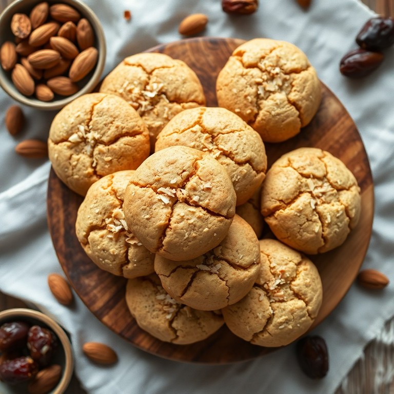 Cookies de Coco e Farinha de Amêndoas sem Açúcar