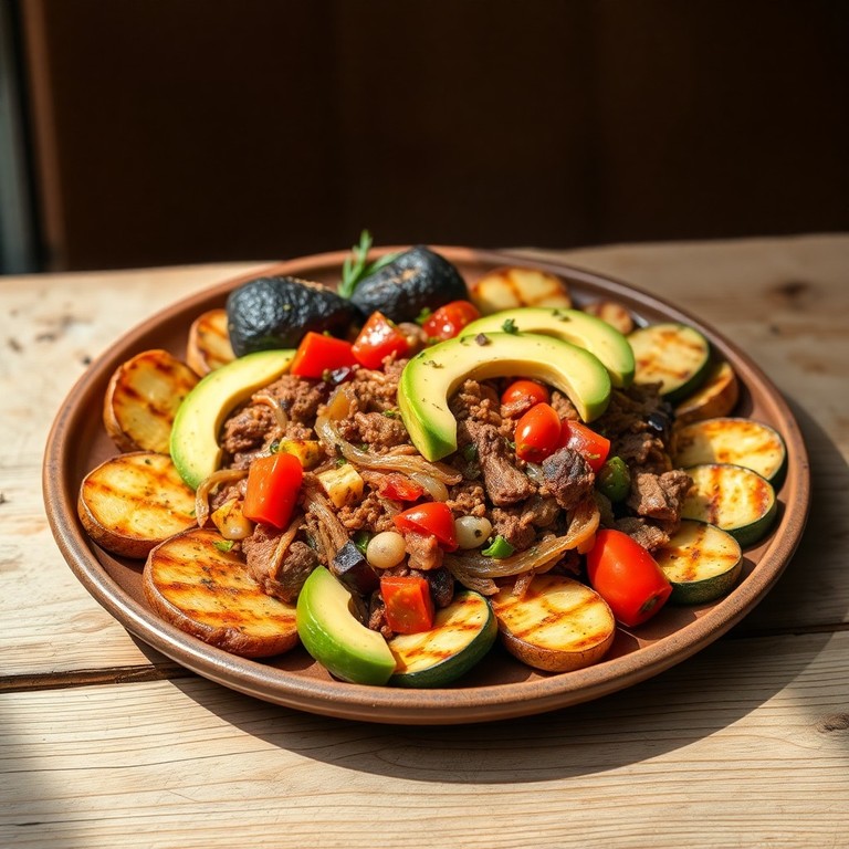 Sebzeli Et Izgara Tabağı