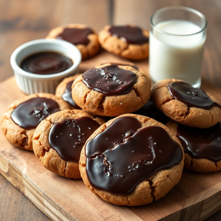 Chocolate Syrup Milk Cookies
