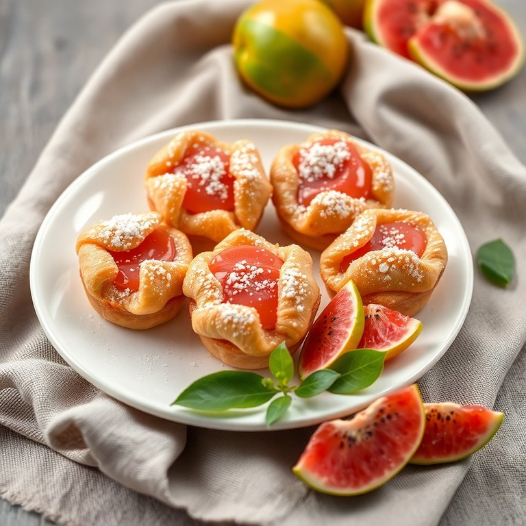Delicias de Guayaba y Queso en Crostata Miniatura
