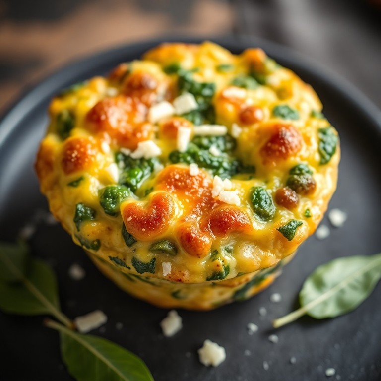 Prei en Spinazie Frittata Muffins Zonder Eieren