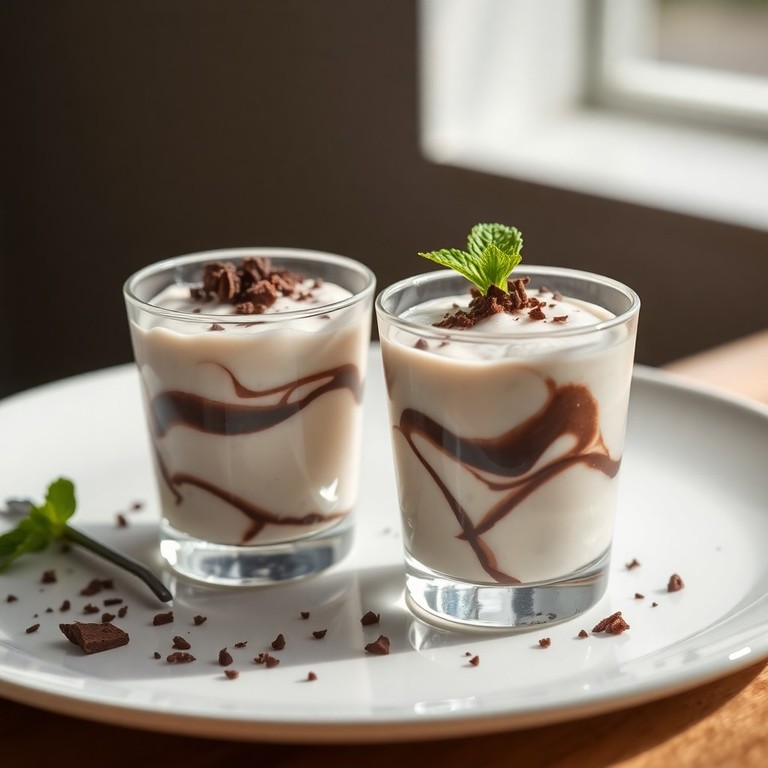 Mousse de Blancs d'Oeufs au Chocolat et Tapioca