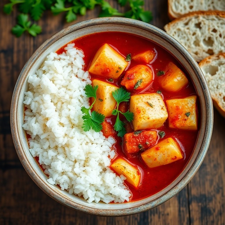 Ensopado de Peixe com Tomate e Especiarias