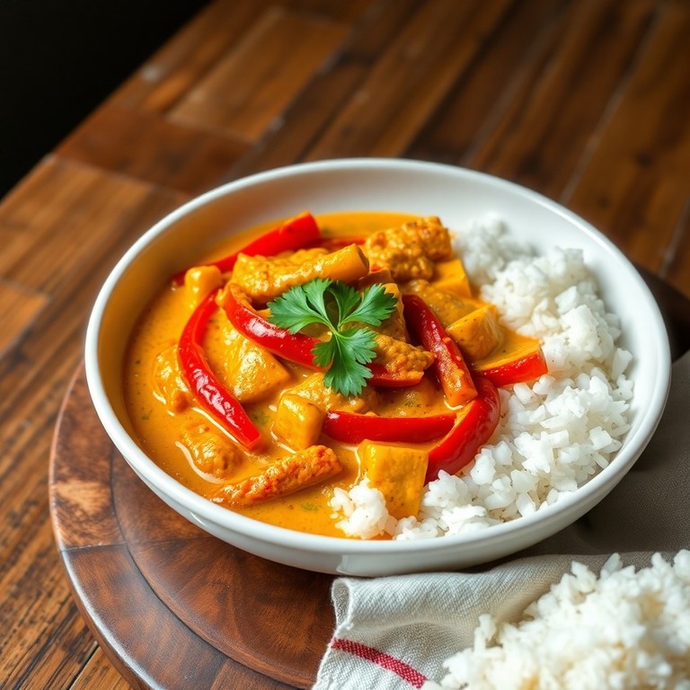 Ragoût de poivrons et épices à l’indienne