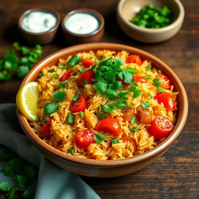 Vegetable Spiced Rice Pilaf