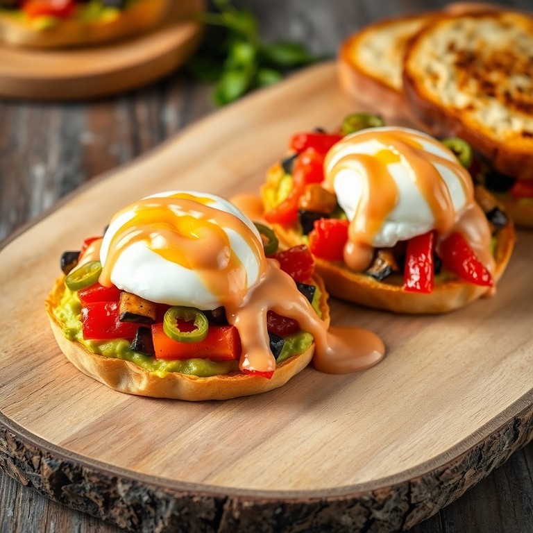 Tartine Gourmet aux Avocats et Œufs Pochés sur Filo Croquant