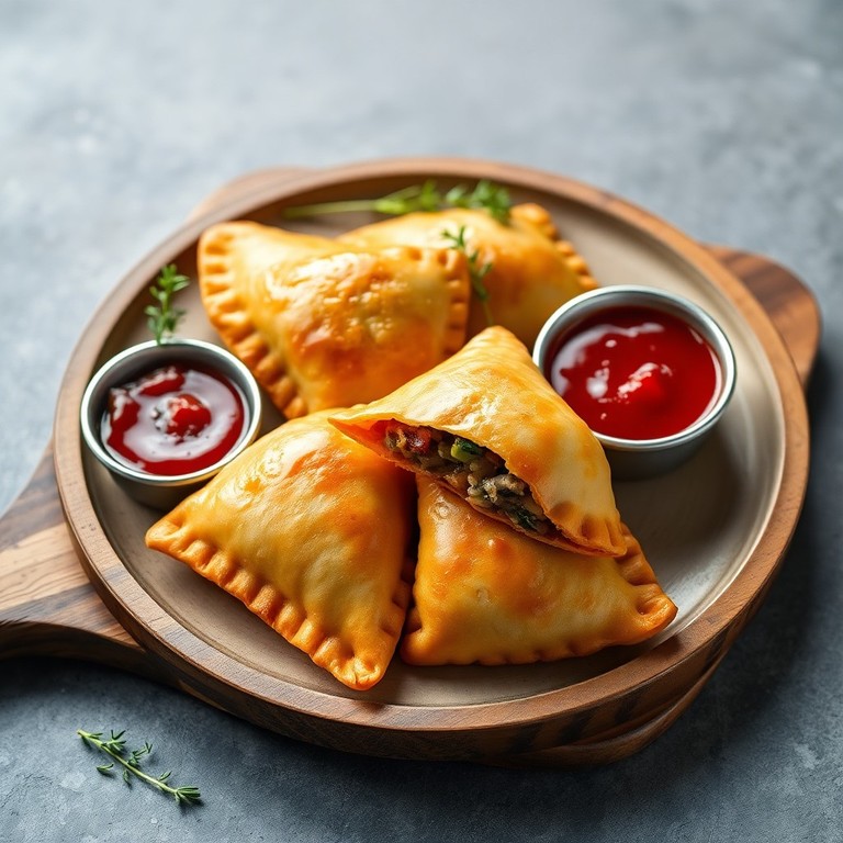 Empanadas Rellenas de Orellanas y Verduras