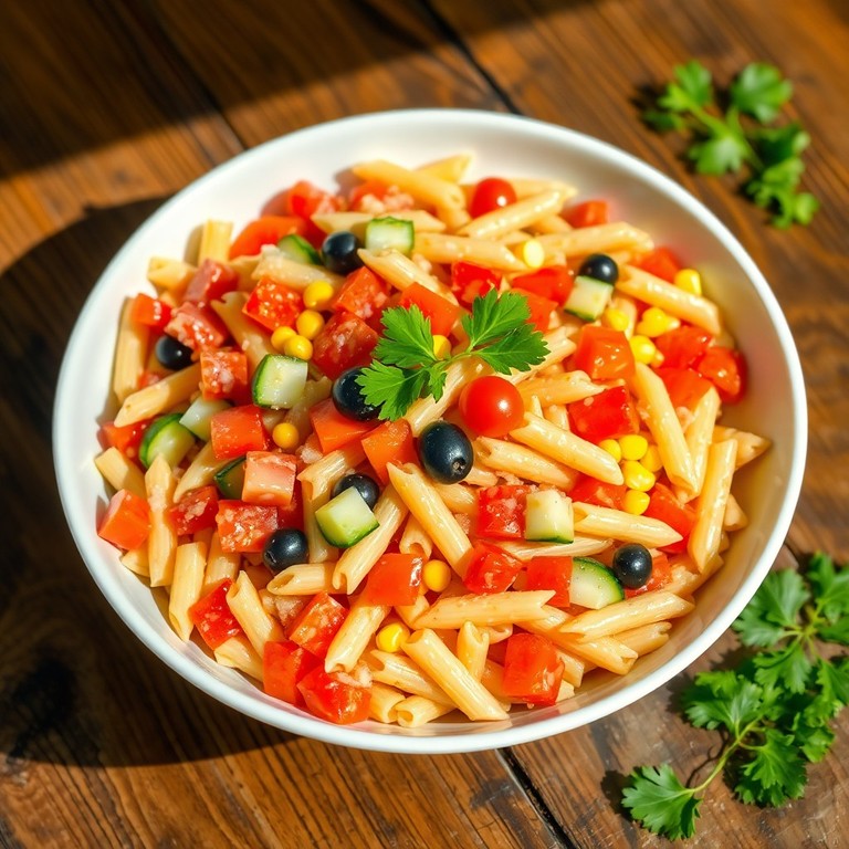 Ensalada de Pasta con Verduras de Temporada
