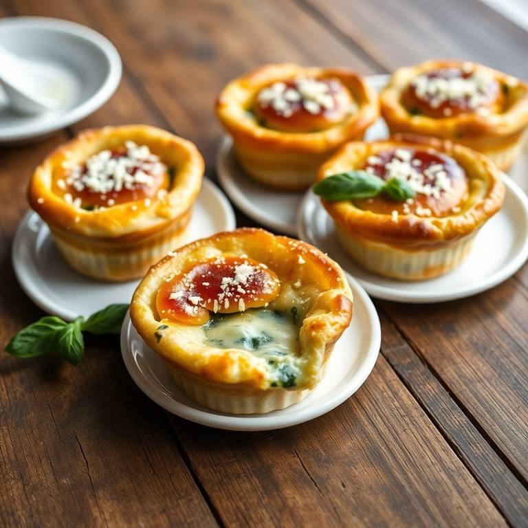 Tortini di Ricotta e Spinaci con Cuore di Parmigiano al Forno