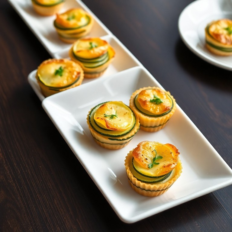 Mini Tortini di Millefoglie di Zucchine e Patate con Provola