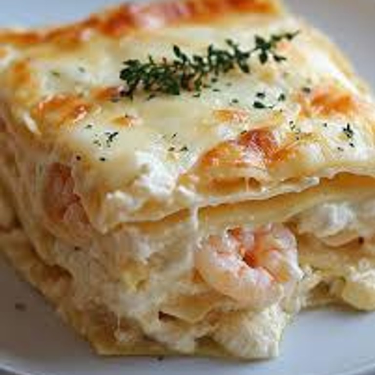 Lasagña de Camarones