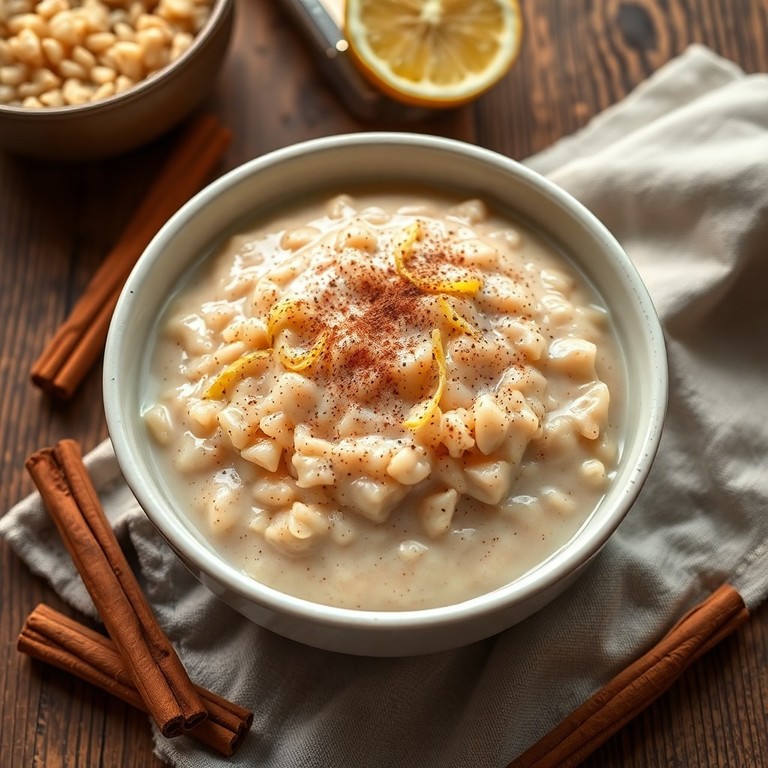 Arroz integral cremoso con edulcorante y especias