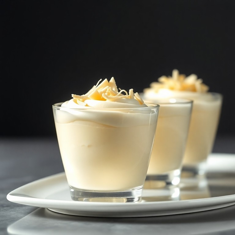 Mousse Rápido de Chocolate Branco