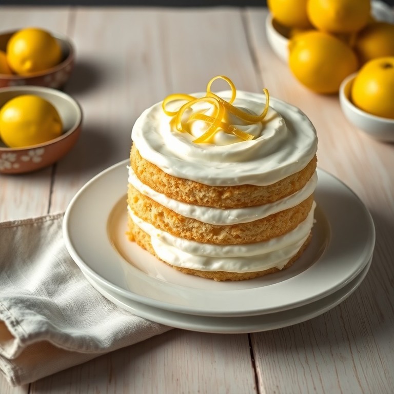 Bolo de Chantilly e Limão Siciliano
