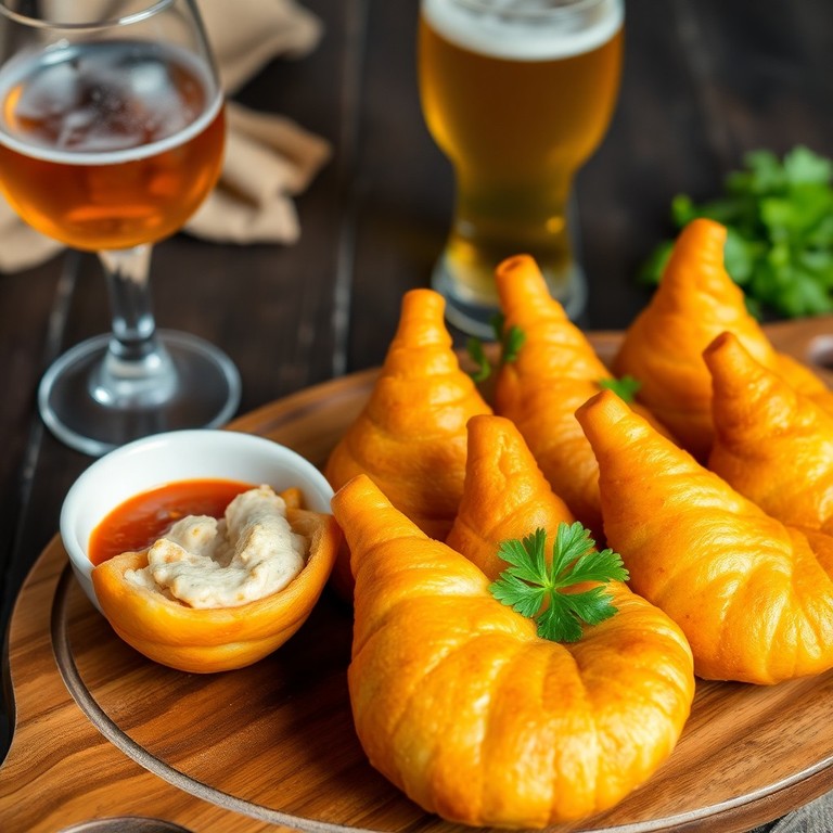 Coxiña Clásica con Pollo y Cerveza