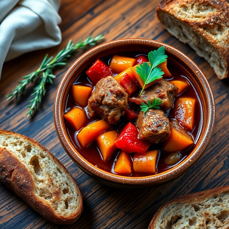 Estofado de carillera de cerdo al estilo tradicional español