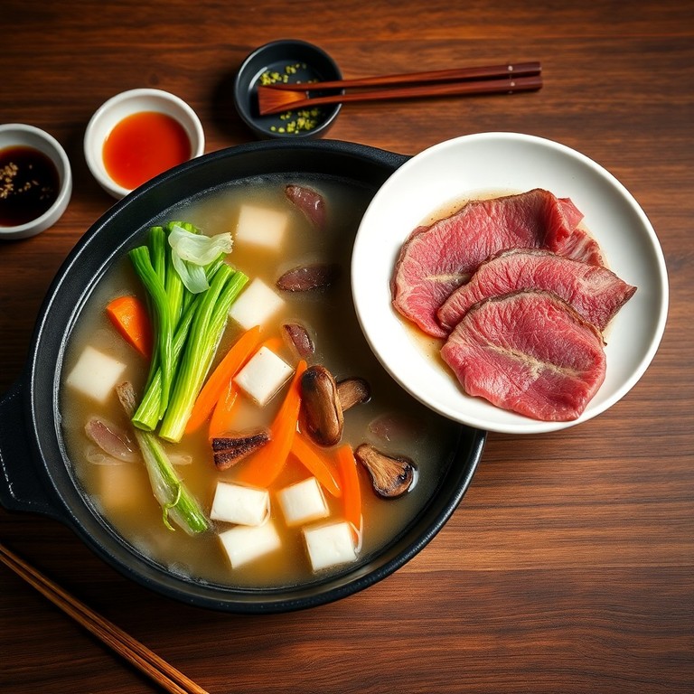 Shabu-Shabu mit saisonalem Gemüse