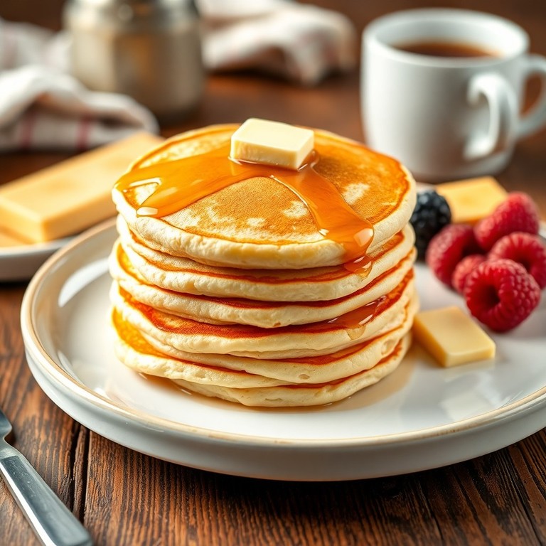 Panquecas Americanas de Açúcar e Fermento