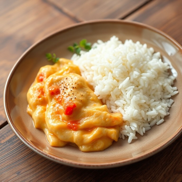 Ovo Mexido Cremoso com Arroz Aromático